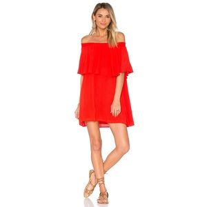 SHOW ME YOUR MUMU - STRAPLESS RED CASITA DRESS